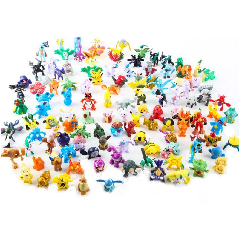 Kids Toys Idea - Figurka Pokemon Anime Pikachu 2-3CM, uroczy