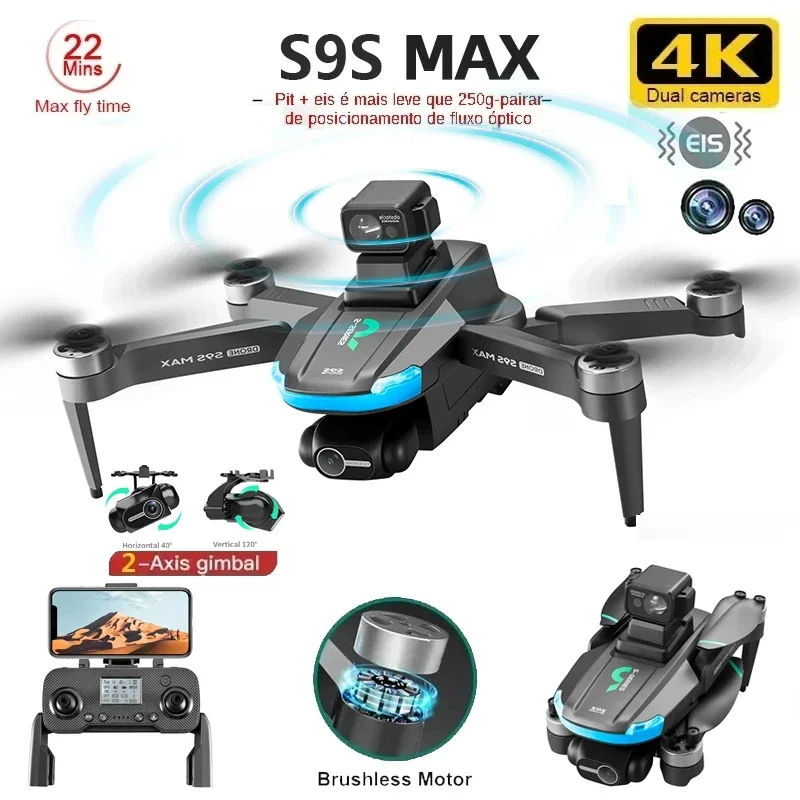 Rc Helicopter Mini - NOWOŚĆ S9S MAX MINI Drone 4K