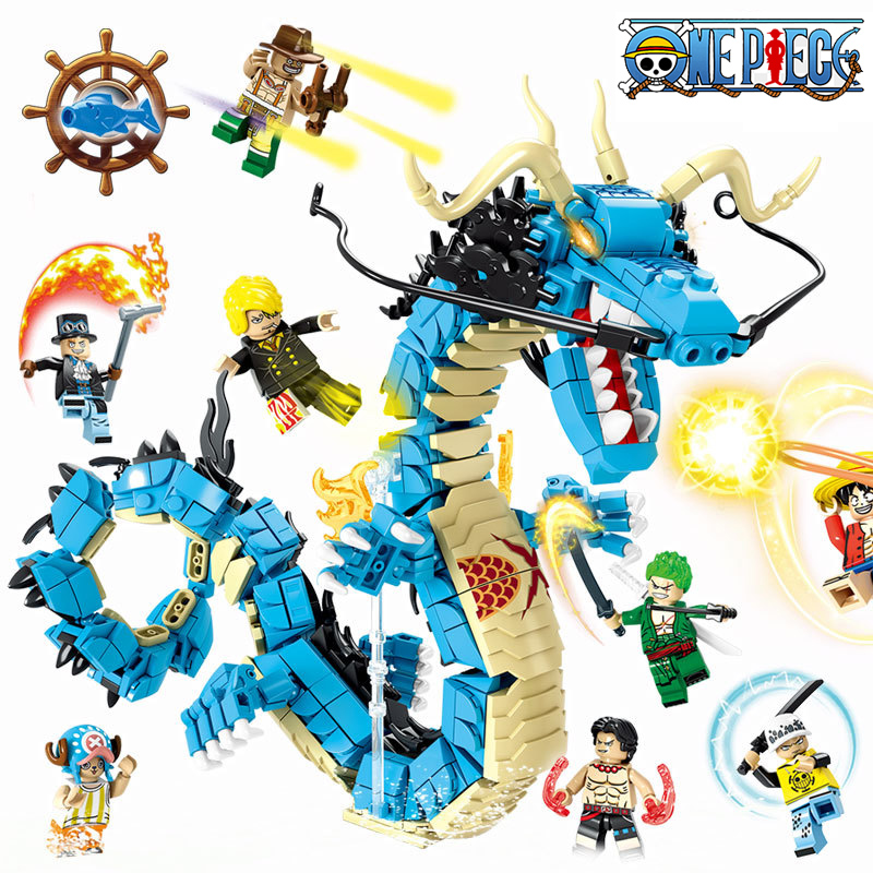 Kids Toys Lego - Klocki One Piece Blind Box Luffy