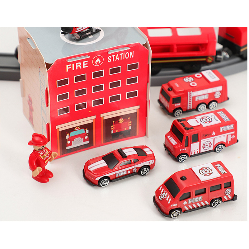 DIY Czerwony plastikowy zestaw – Toy Train Track Set recenzja i cena