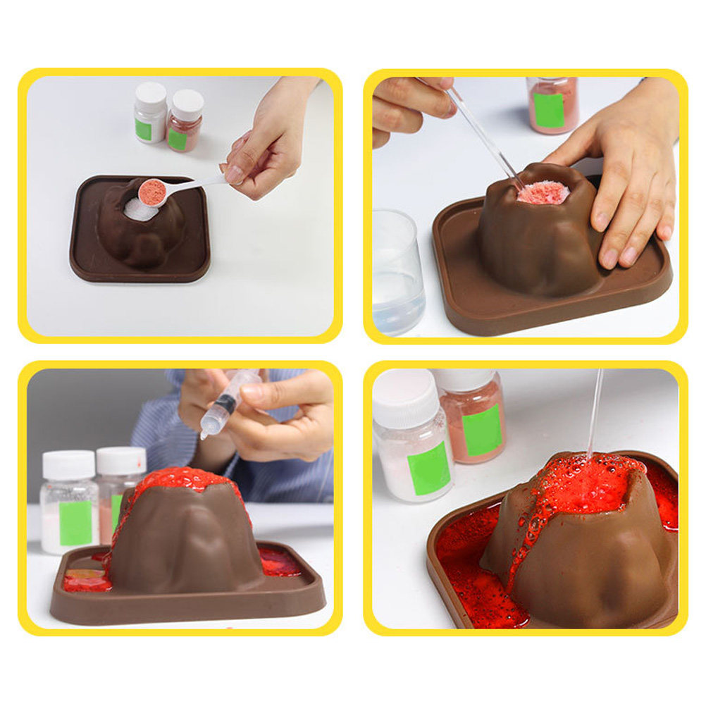 10 szt. Forma wulkanu, ekspona – Volcano Experiment Kit recenzja i cena