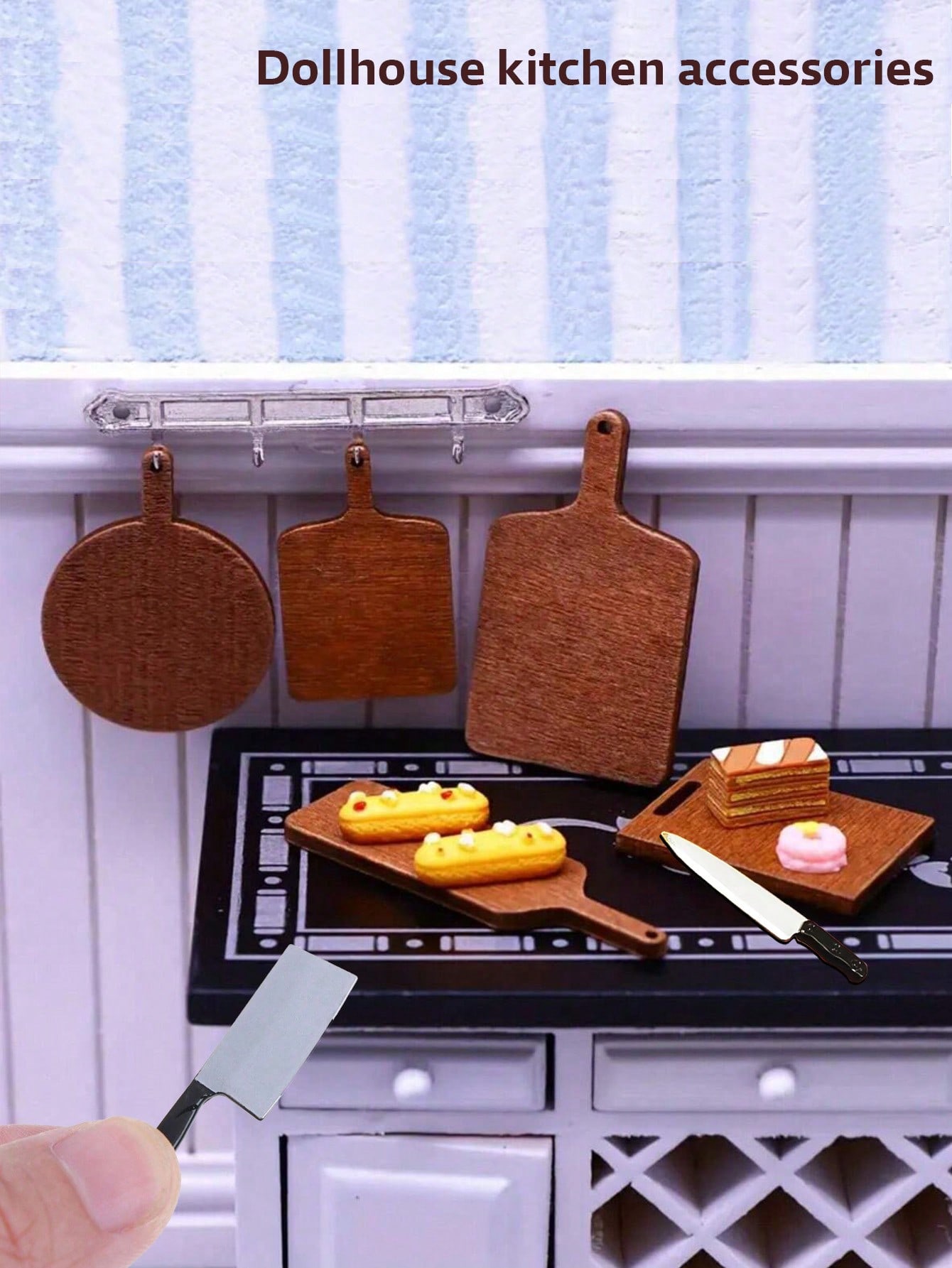 Miniaturowy zestaw kuchenny do – Dollhouse Furniture Set recenzja i cena