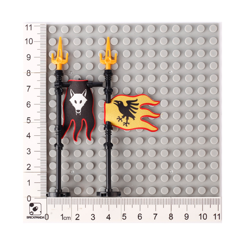 MOC Zamek Flaga Klocki Wilk Or – Banner Kids Toys recenzja i cena