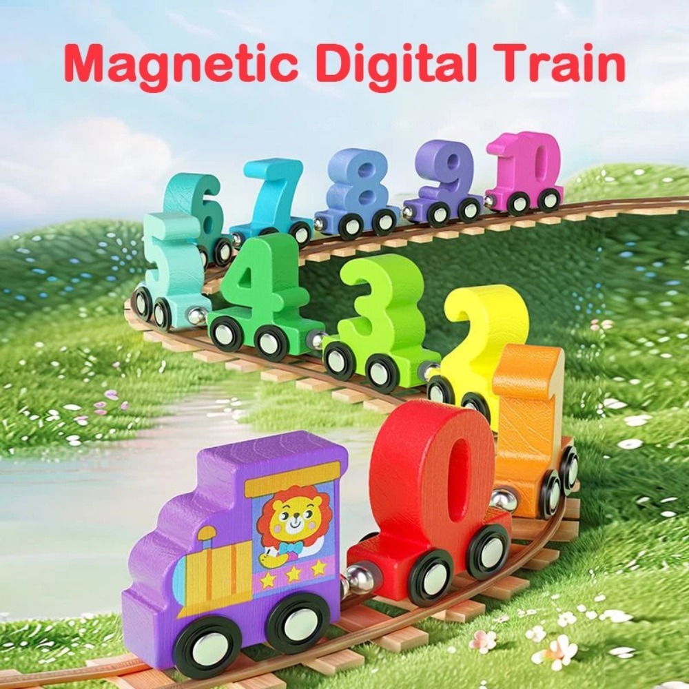 1 zestaw 0-10 Cyfrowe Pociągi  – Toy Train Track Set recenzja i cena