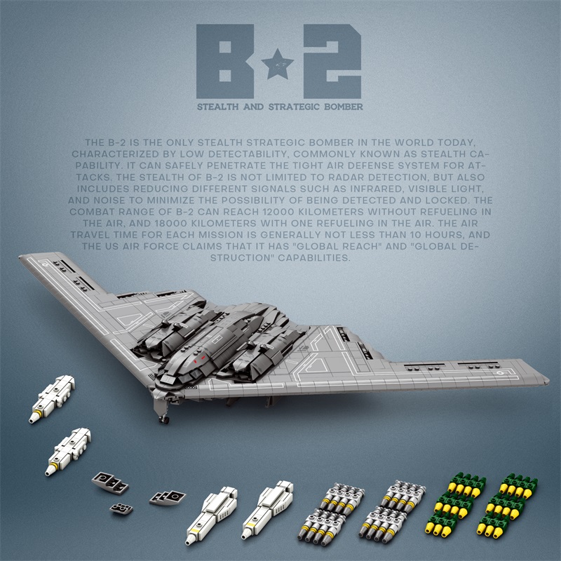 B2 Wojskowy Stealth i strategi – Kids Toys Lego recenzja i cena