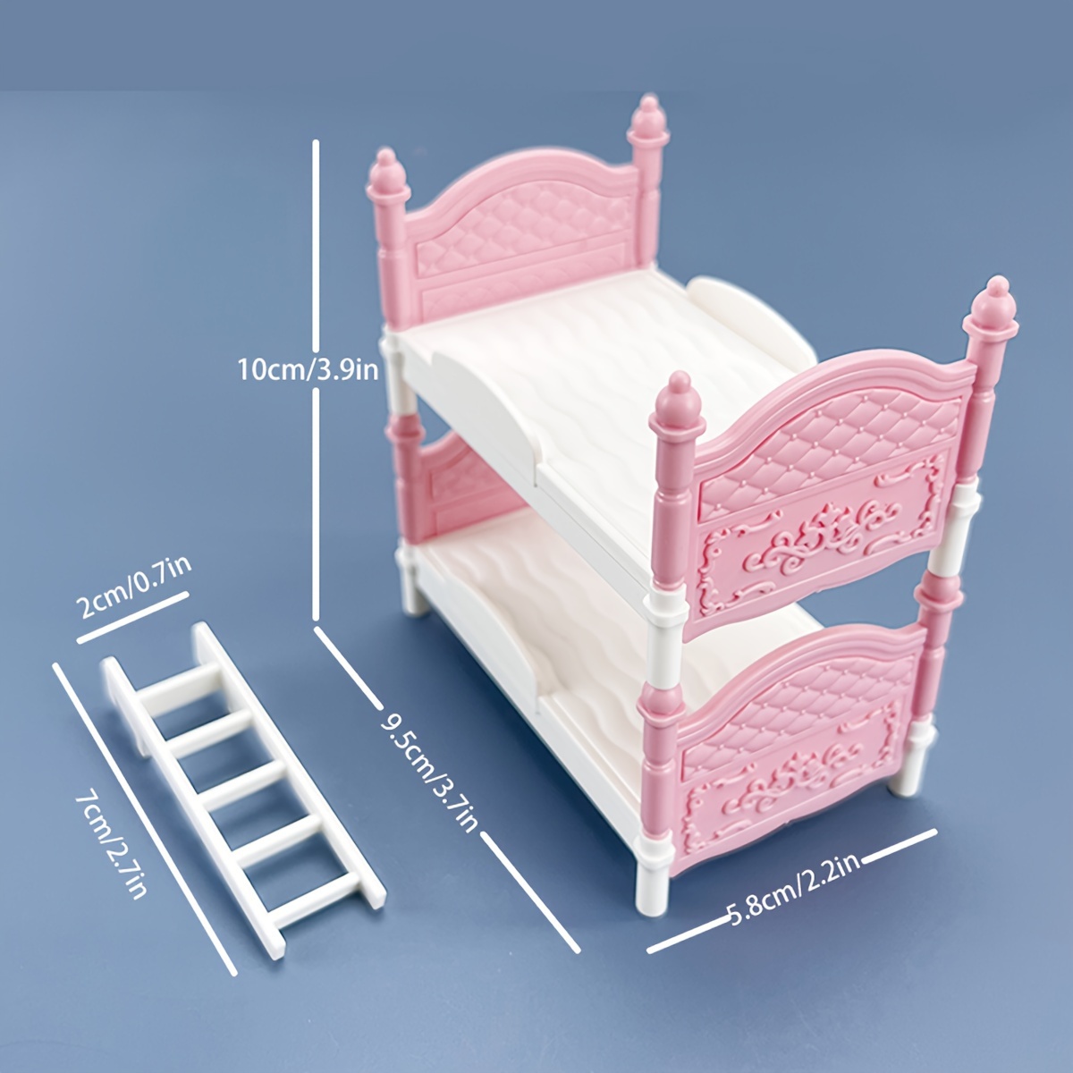 Miniaturowe łóżko do domku dla – Dollhouse Furniture Set recenzja i cena