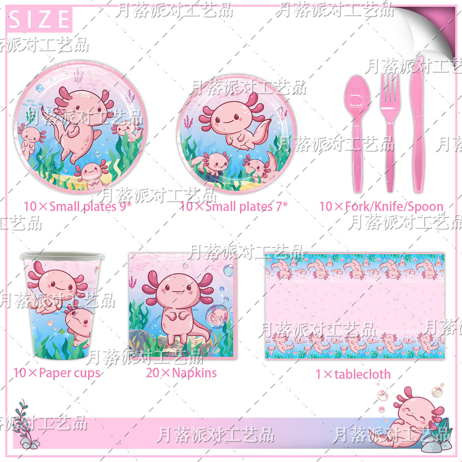 Różowa Salamandra Aksolotl Tem – Banner Kids Toys recenzja i cena
