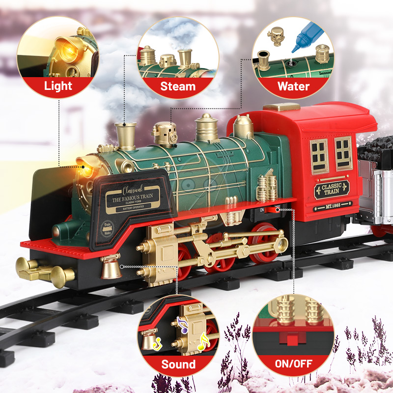 Zdalnie sterowany pociąg kolej – Toy Train Track Set recenzja i cena